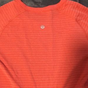 Lululemon Swiftly Tech Long-Sleeve Orange Sz 4